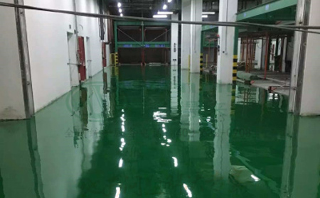 11月海东海东环氧地坪施工高峰来袭，梦得来化工多项目同步推进保交付